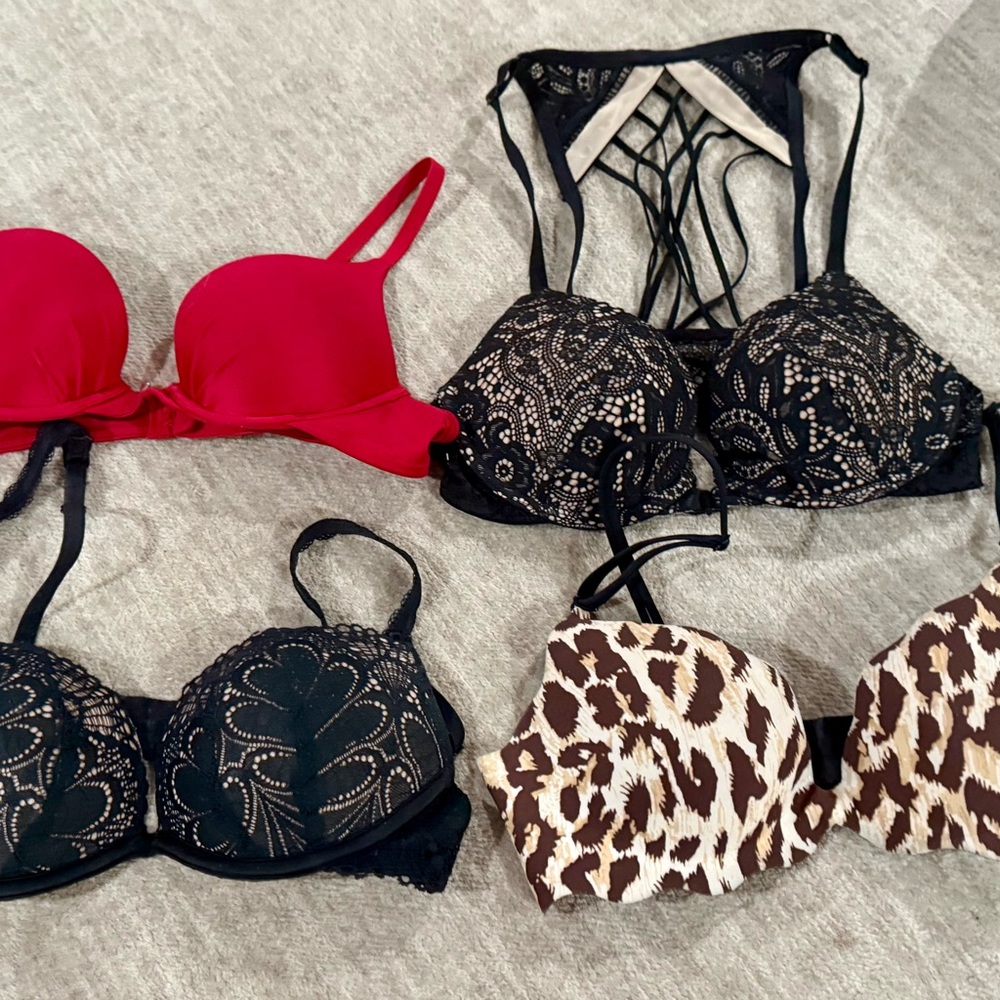 Victoria's Secret Red and Black Intimates Collection